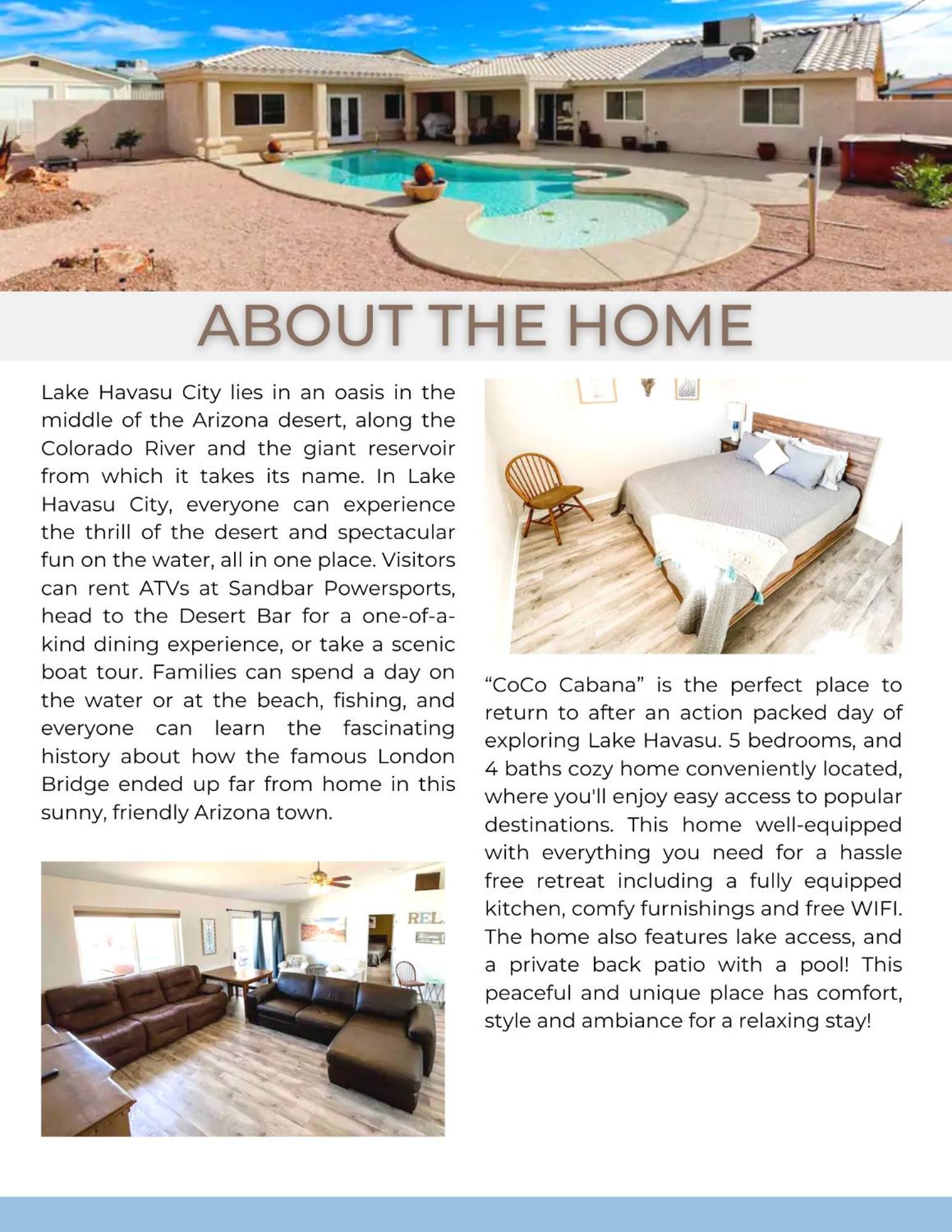 Private View On The Lake Side Of 95! Sleeps 16 Lake Havasu City Luaran gambar